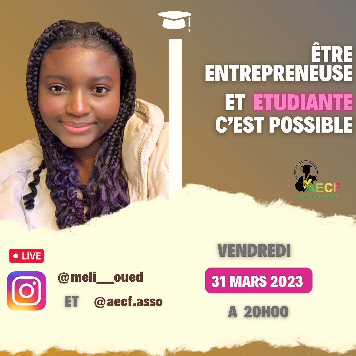 Affiche du live